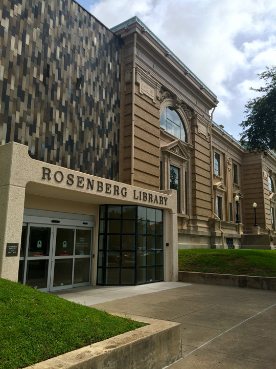 Rosenberg Library exterior - What to do, see, eat and explore while in Galveston, TX | oldworldnew.us