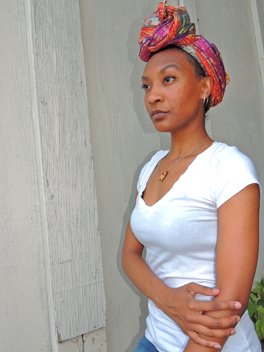 Cultural Appreciation - Head Wrap style inspired by Islamic and African head wrap traditions.  Learn more about the history of the styles we love here!