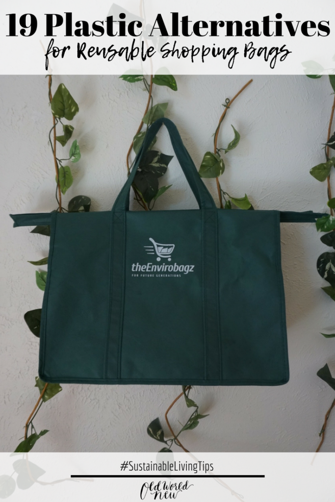 Plastic alternatives - a list of reusable shopping bags via Old World New