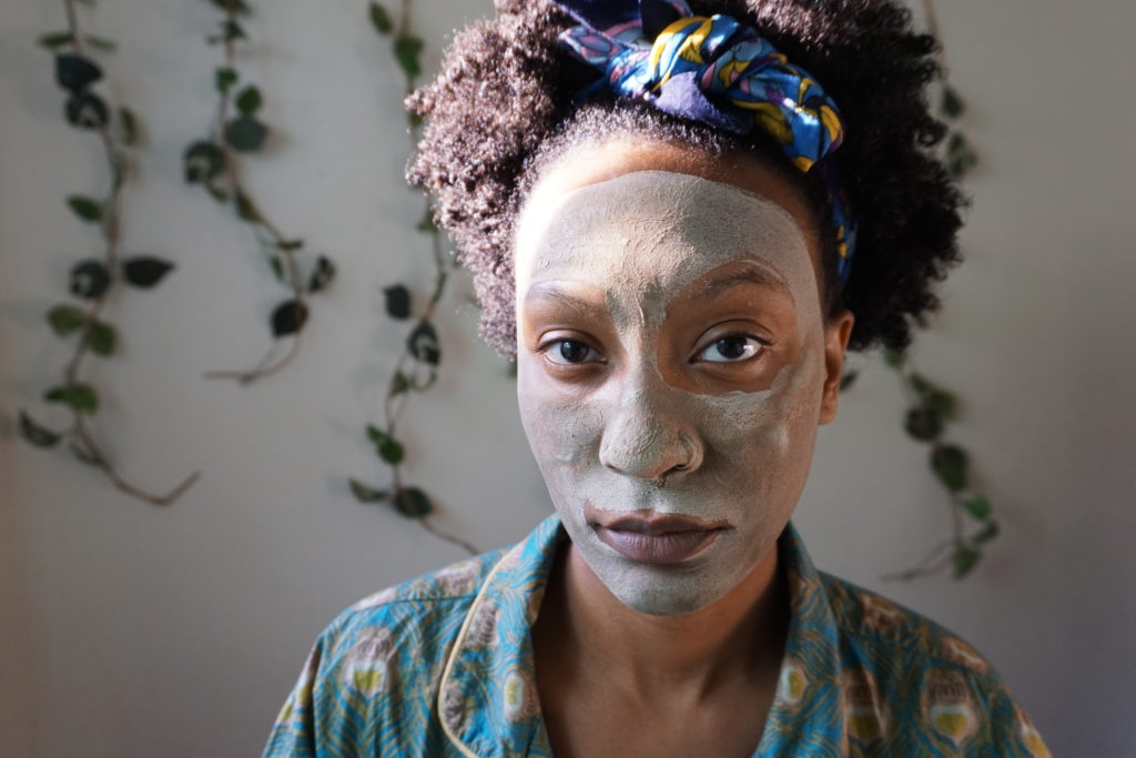 dried clay mask by truself organics - old world new sustainable living blog