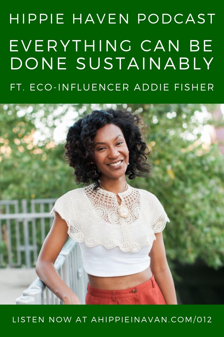 Eco-friendly Podcast hippie Haven interview of Addie of Old World New sustainable living blog 