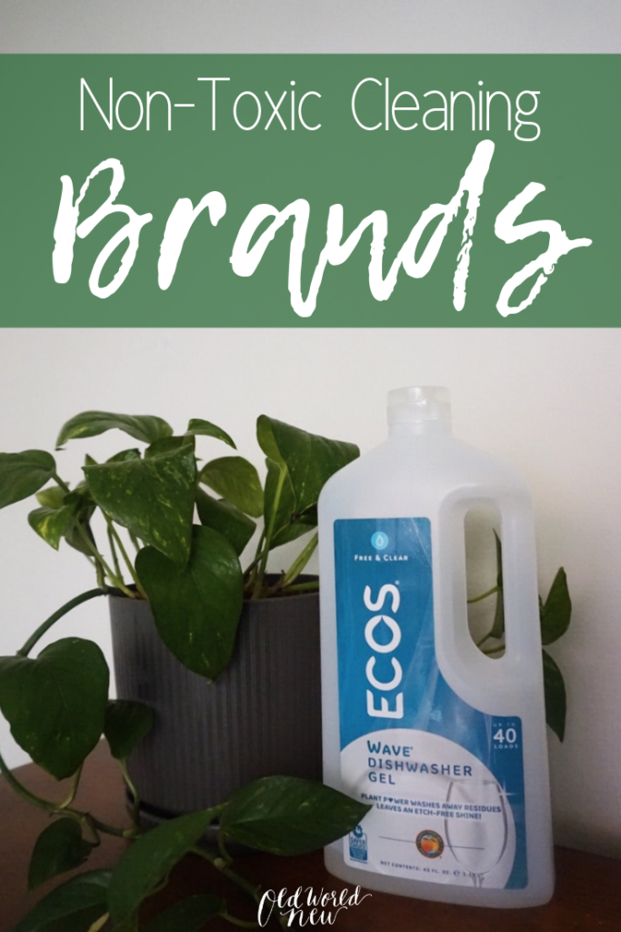 These brands provide you with non-toxic cleaning products when you don't want to create your own. Saving time & the plant for a double win!