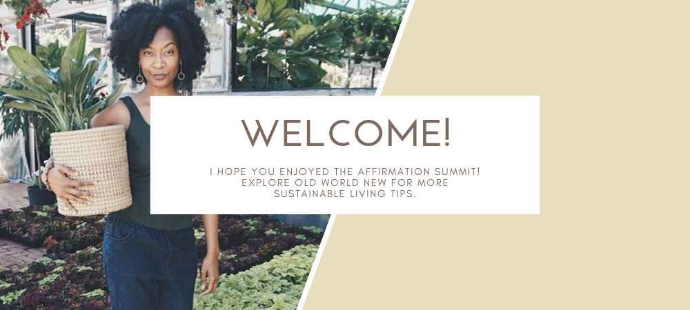 affirmation summit - sustainable living tips