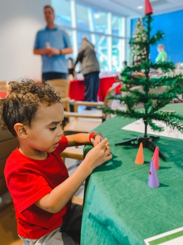 children's DIY Chistmas Tree - Breakfast with Santa at Epic Waters