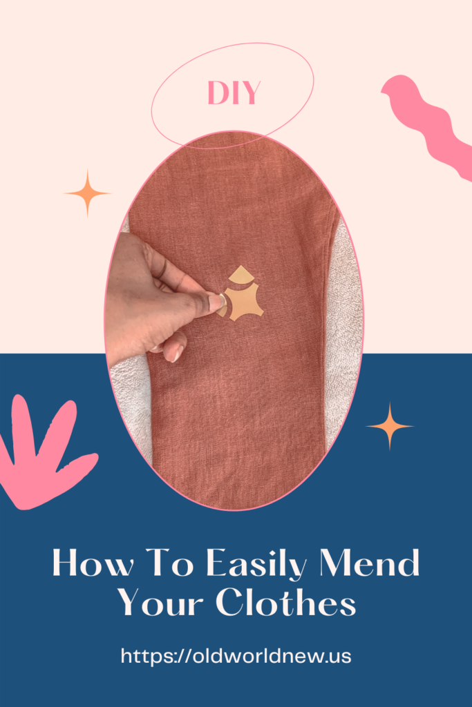 How To Easily Mend Your Clothes
